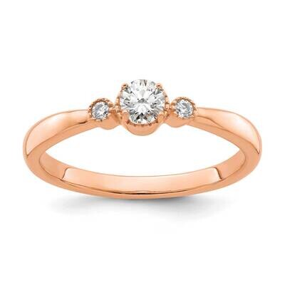 First Promise Diamond Beaded Edge Comp Ring 14k Rose Gold RM7784E-025-RAA, MPN: RM7784E-025-RAA, 88…