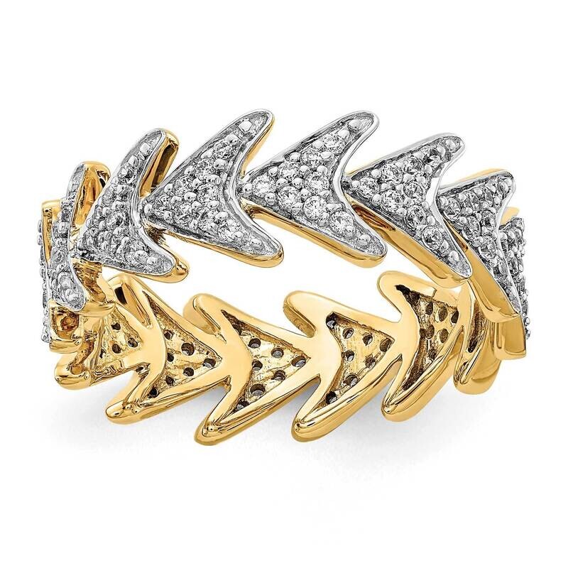 Diamond Fancy Ring 14k Gold RM3910-060-YA