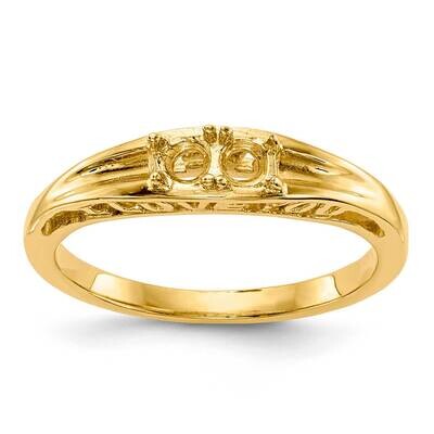 2-Stone Mothers Ring Mounting 14k Polished Gold XMR22-2, MPN: XMR22-2, 191101538544