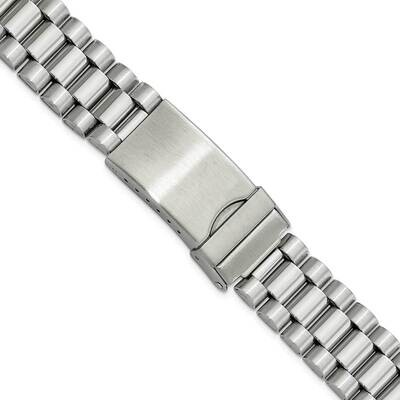 Gilden For Apple 38/40mm Long President-Style Watch Band Stainless Steel BA554-38 by Men&#39;s Jewelry …