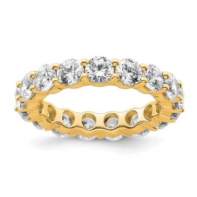 Shared Prong 3 Carat Diamond Complete Eternity Band 14k Polished Gold ET0001-300-5Y4, MPN: ET0001-3…