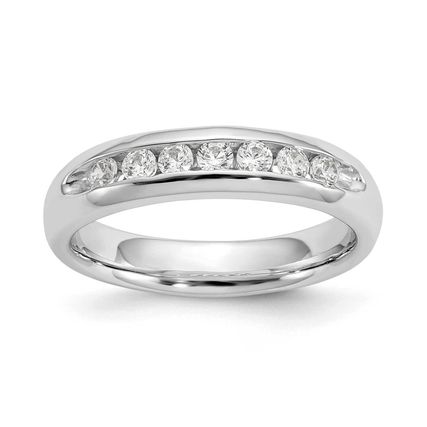 7-Stone Holds 7-2.2mm Round Channel Band Ring Mounting 14k White Gold RM3304B-032-WAA, MPN: RM3304B…