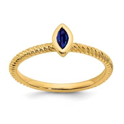 Marquise Bezel Sapphire Ring 14k Gold RM7231-SA-Y, MPN: RM7231-SA-Y, 191101824777