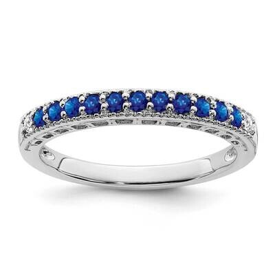 Sapphire Diamond Band 14k White Gold RM7244-SA-004-WA, MPN: RM7244-SA-004-WA, 191101826450