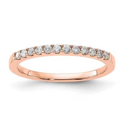 Rose Tone Diamond Wedding Band Sterling Silver RDB2656W-SSRBB, MPN: RDB2656W-SSRBB, 191101656590