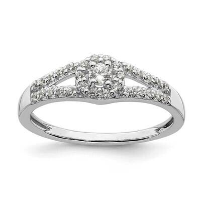 Diamond Complete Halo Engagement Ring 10k White Gold RM6388E-034-WAA, MPN: RM6388E-034-WAA, 8839573…