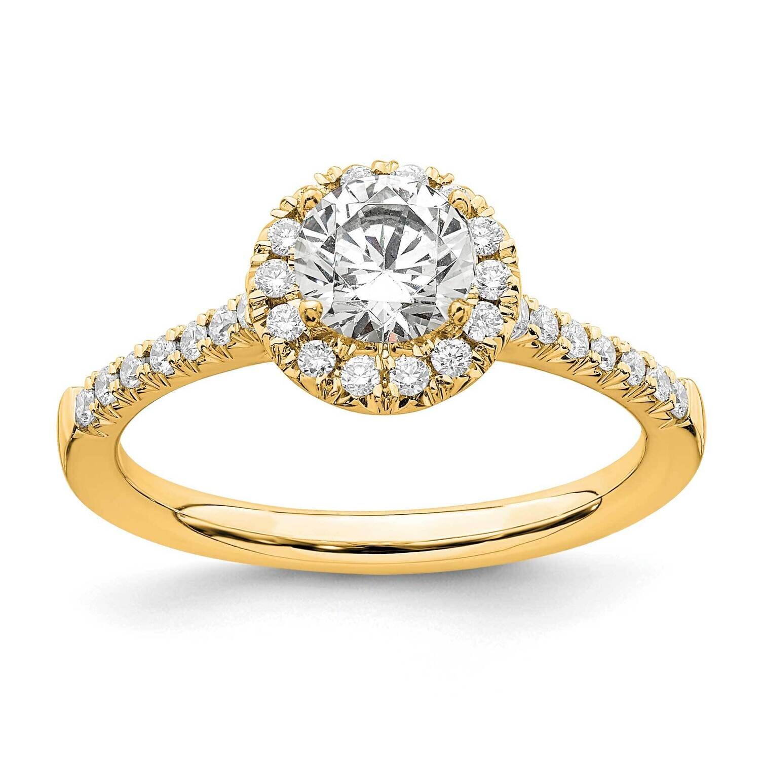 Eternal Promise Diamond Halo Complete Ring 14k Gold RM2057E-050-YAA, MPN: RM2057E-050-YAA, 88395779…