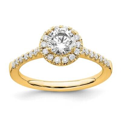 Eternal Promise Diamond Halo Complete Ring 14k Gold RM2057E-050-YAA, MPN: RM2057E-050-YAA, 88395779…