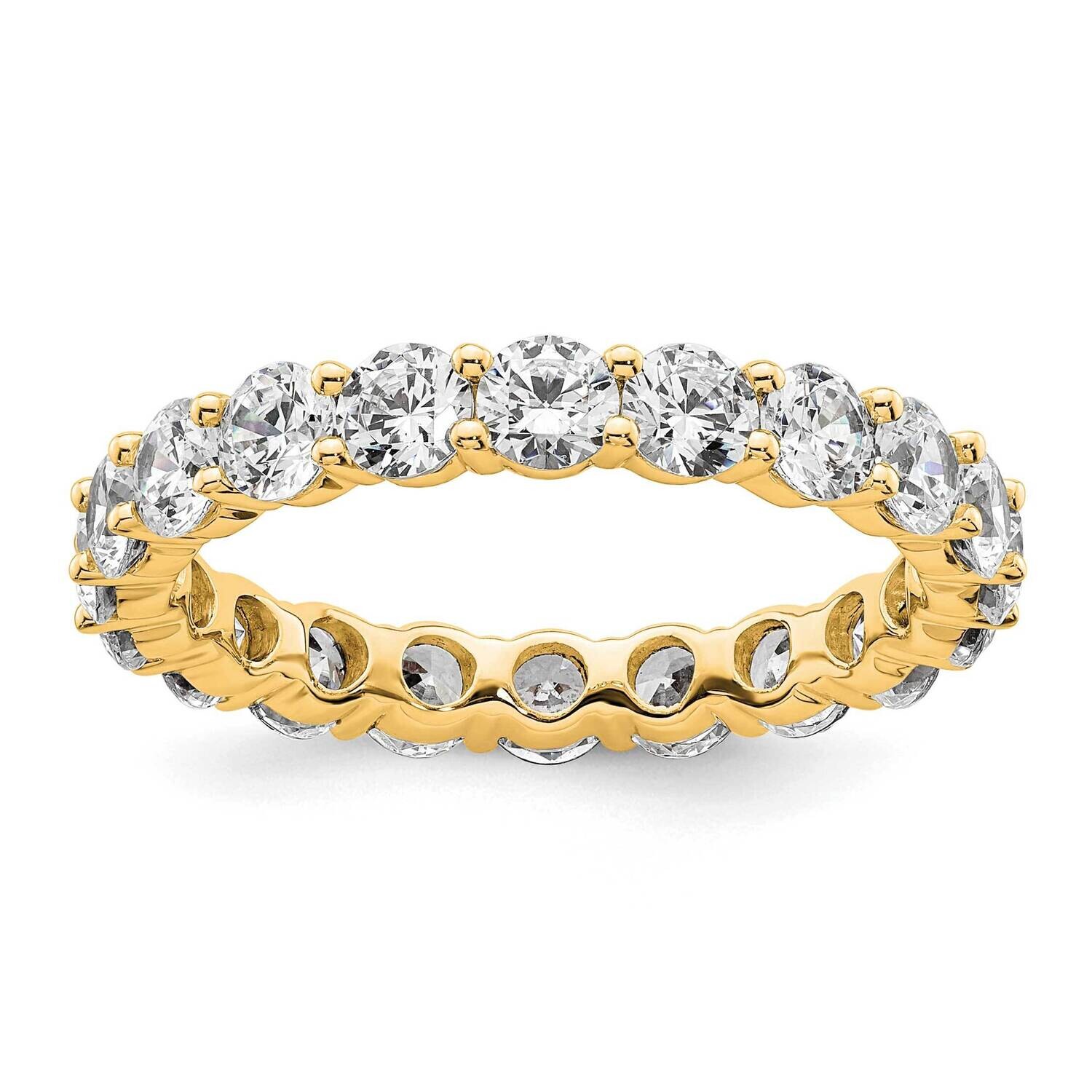 Shared Prong 3 Carat Diamond Complete Eternity Band 14k Polished Gold ET0001-300-9Y4, MPN: ET0001-3…