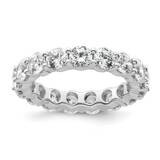 Polished Shared Prong 3 Carat Diamond Complete Eternity Band 14k White Gold ET0001-300-5W4, MPN: ET…