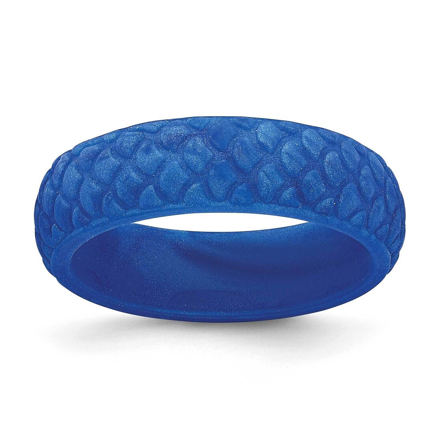 Silicone Blue Mermaid Pattern 5.7mm Domed BSize 7 SL105-BL, MPN: SL105-BL,