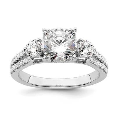 Diamond Si1/Si2 G H I Semi-Mount Eng Ring 14k White Gold RM7840E-150-WAA, MPN: RM7840E-150-WAA, 883…