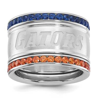 Univ Of Florida Logo Crystal Stacked Ring Set Size 9 UFL335CR-SZ9, MPN: UFL335CR-SZ9, 191101771415