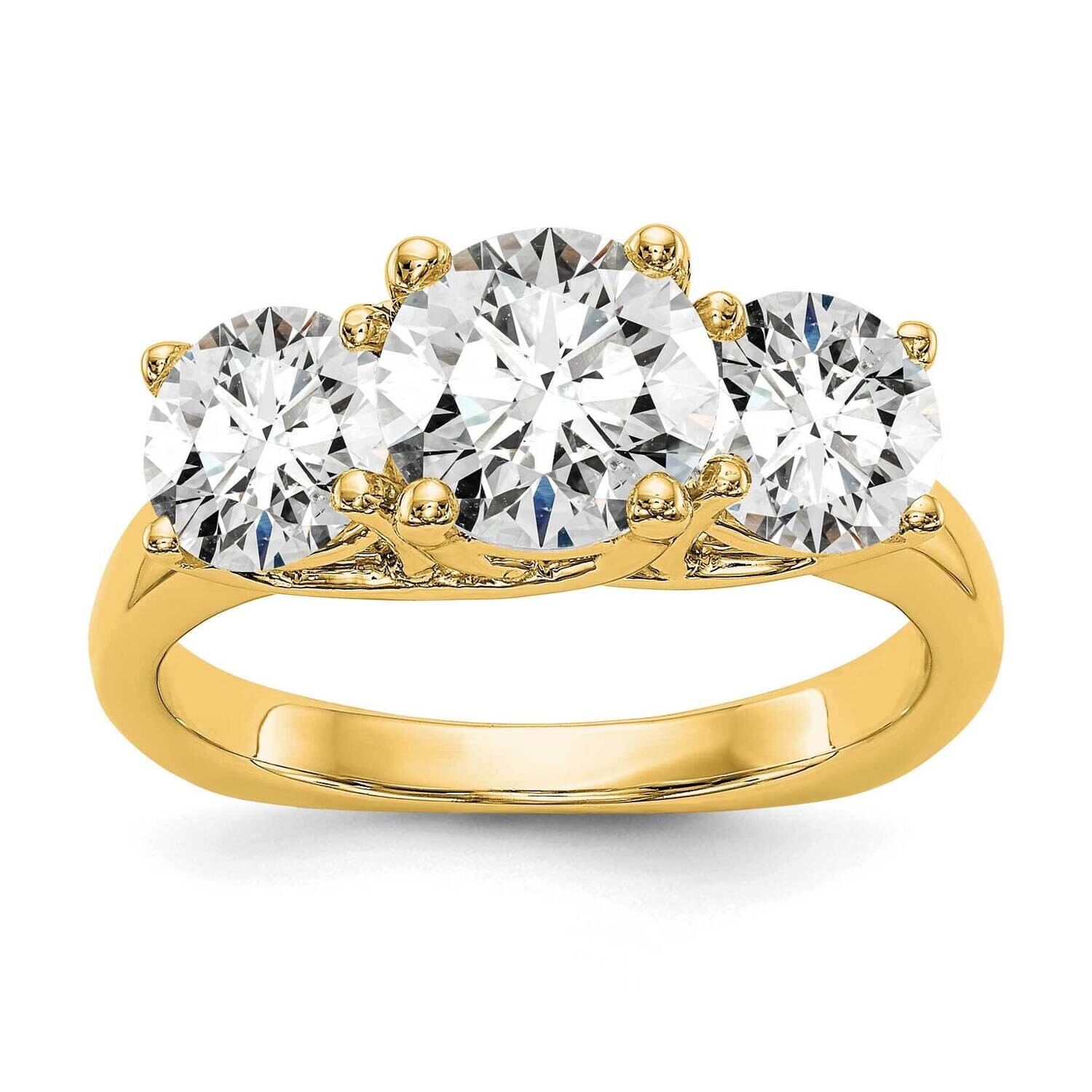 True Origin 1 Carat Diamond Vs/Si D E F Semi Mount Peg Set Ring 14k Gold RM2953E-100_100-YAA, MPN: …
