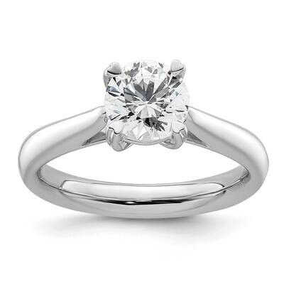 1.25 Carat 7.00 mm 4-Prong Round Solitaire Engagement Ring Mounting 14k White Gold RM1930E-125-CWAA…