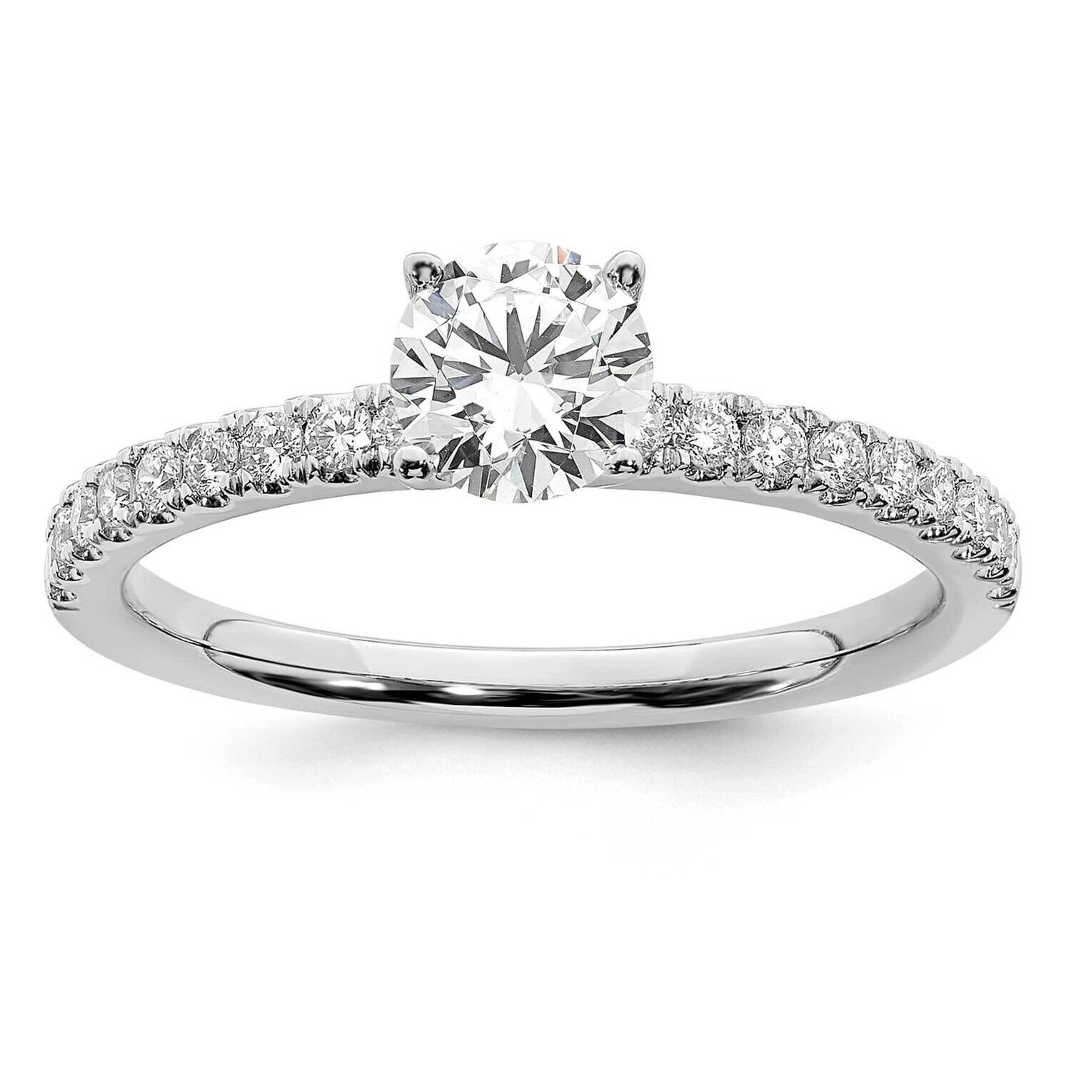 Diamond Si1/Si2 G H I Complete Eng Ring 14k White Gold RM6634E-050-WAA, MPN: RM6634E-050-WAA, 88395…