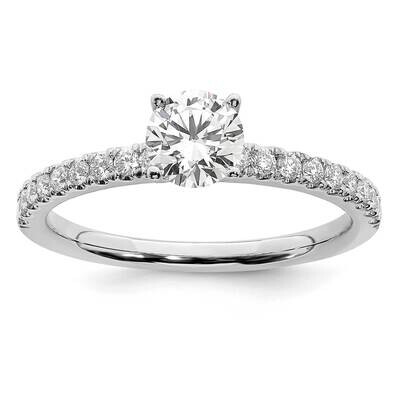 Diamond Si1/Si2 G H I Complete Eng Ring 14k White Gold RM6634E-050-WAA, MPN: RM6634E-050-WAA, 88395…