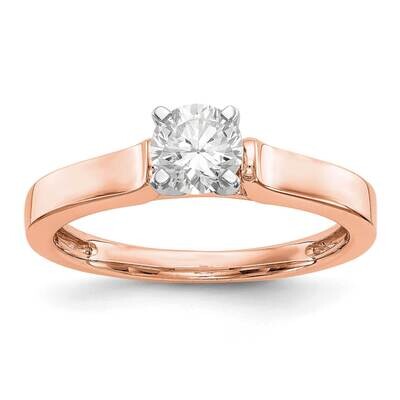 Peg Set 3.00mm Wide Solitaire Engagement Ring Mounting 14k Rose Gold RM1971E-3.0WIDE-CRAA, MPN: RM1…