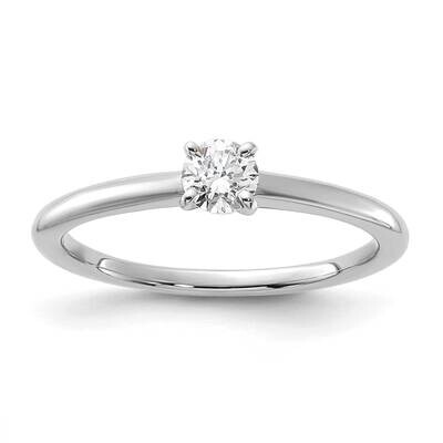 Diamond Solitaire Si+ H+ Comp Eng Ring 14k White Gold RM5965R-025-WAA, MPN: RM5965R-025-WAA, 883957…