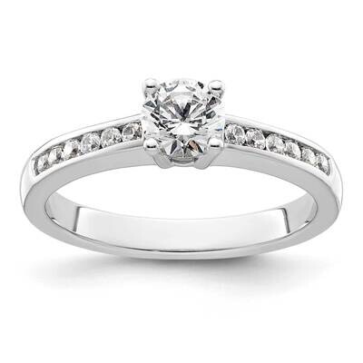 Diamond Si1/Si2 G H I Round Complete Eng Ring 14k White Gold RM2578E-050-WAA, MPN: RM2578E-050-WAA,…