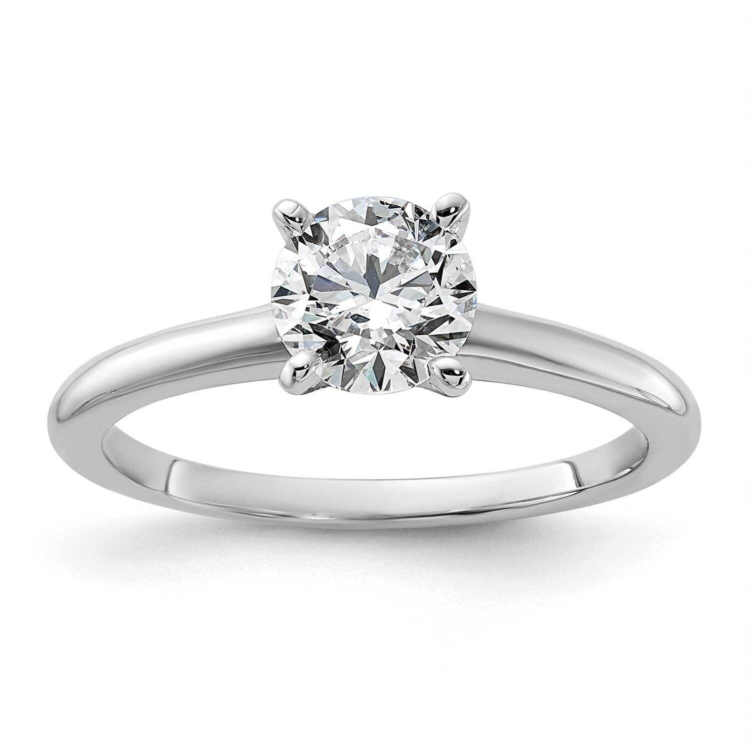 Diamond Solitaire Si+ H+ Comp Eng Ring 14k White Gold RM5965R-100-WAA, MPN: RM5965R-100-WAA, 883957…