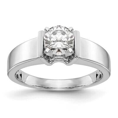 Peg Set 5.5mm Wide Solitaire Engagement Ring Mounting 14k White Gold RM1970E-5.5WIDE-CWAA, MPN: RM1…