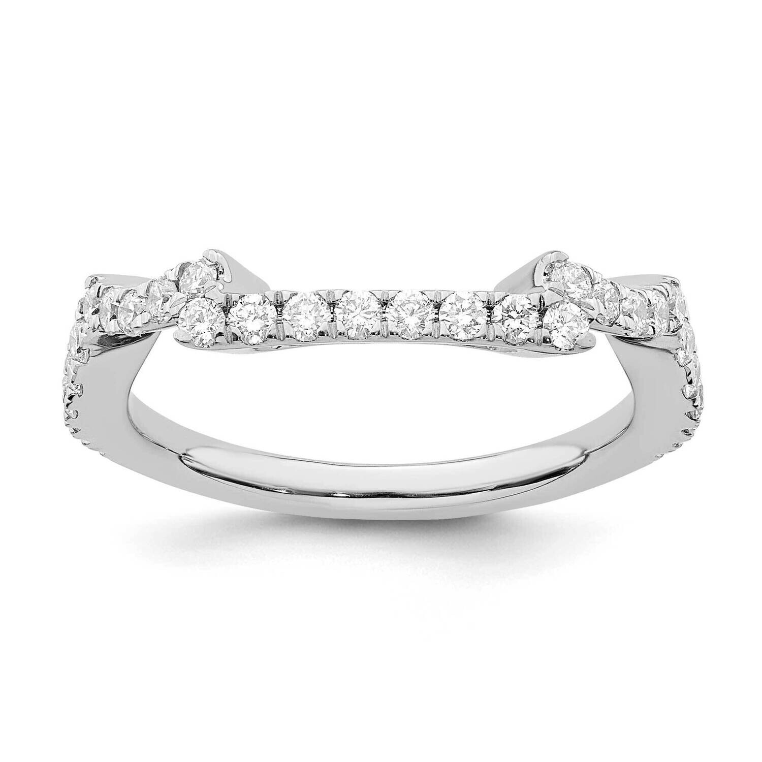 True Origin 5/8 Carat Diamond Vs/Si D E F Wedding Band 14k White Gold RM2316B-060-WAA, MPN: RM2316B…