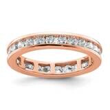 Polished Channel-Set 1 Carat Diamond Complete Eternity Band 14k Rose Gold ET0009-100-5R4, MPN: ET00…