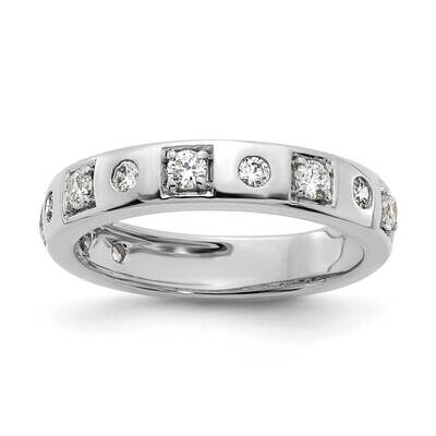 True Origin White Gold 1/2 Carat Diamond Vs/Si D E F Fancy Band RM8599-050-WAA, MPN: RM8599-050-WAA,