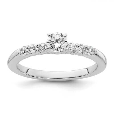 Diamond Si1/Si2 G H I Peg Semi-Mount Eng Ring 14k White Gold RM2754E-025-WAA, MPN: RM2754E-025-WAA,…