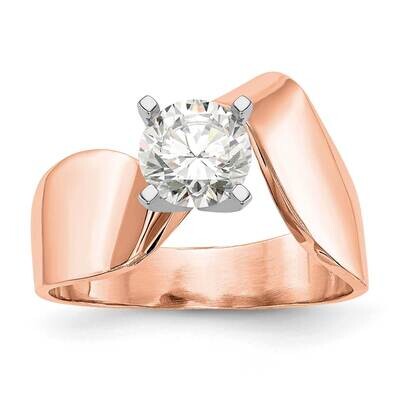 Peg Set Solitaire Engagement Ring Mounting 14k Rose Gold RM2030E-R, MPN: RM2030E-R,