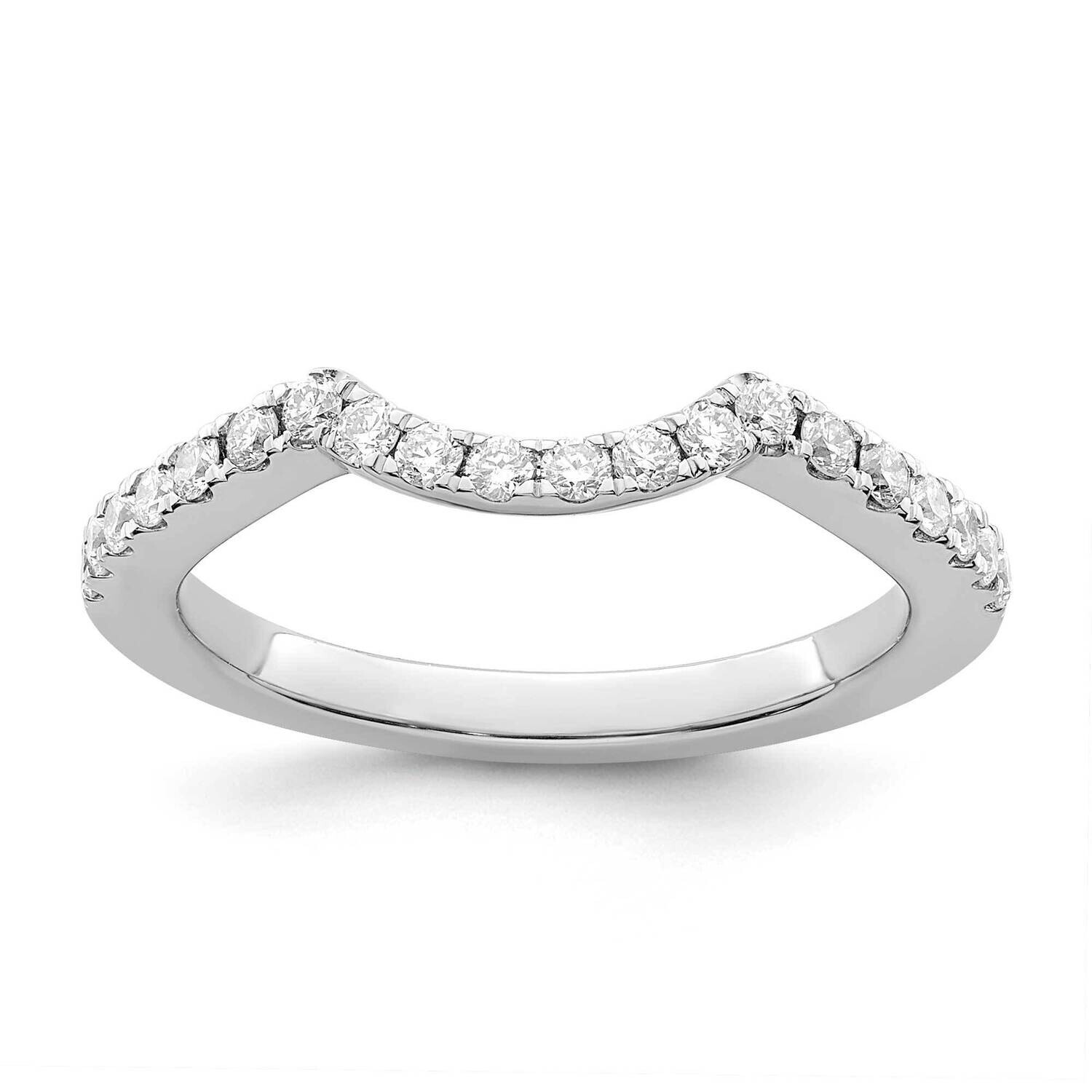 True Origin 1/3 Carat Diamond Vs/Si D E F Wedding Band 14k White Gold RM2142B-032-WAA, MPN: RM2142B…