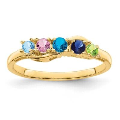 Family Jewelry Ring Mounting 14k Gold XMR86_5, MPN: XMR86_5, 883957420288