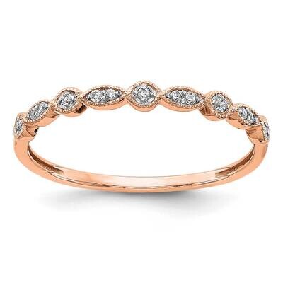 Diamond Fancy Band 10k Rose Gold RM5625-006-1RA, MPN: RM5625-006-1RA,