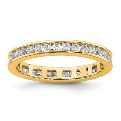 Channel-Set 1/2 Carat Diamond Complete Eternity Band 14k Polished Gold ET0009-050-4Y4, MPN: ET0009-…