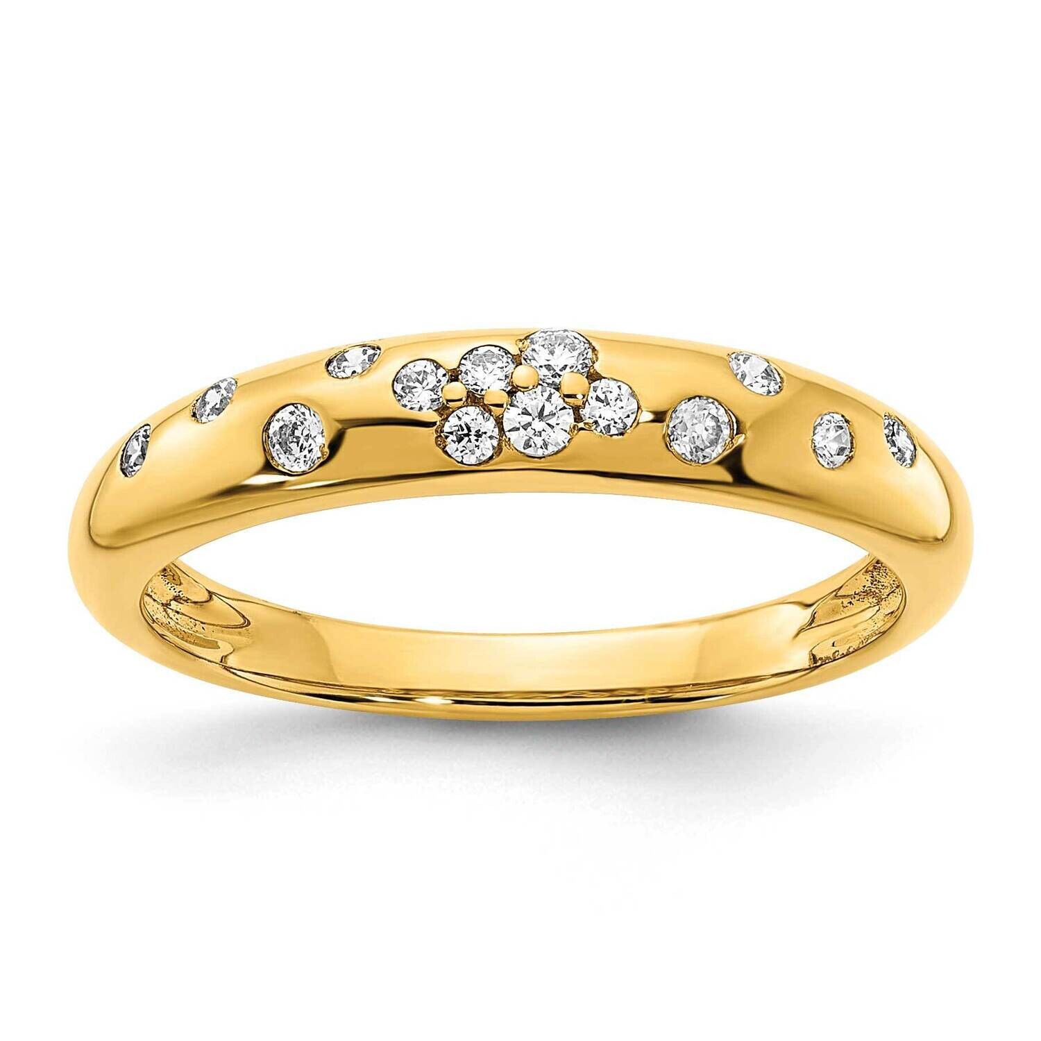 Diamond Sprinkle Ring 10k Polished Gold RM8443-016-1YA, MPN: RM8443-016-1YA,