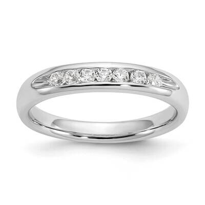 7-Stone Holds 7-1.9mm Round Channel Band Ring Mounting 14k White Gold RM3304B-020-WAA, MPN: RM3304B…