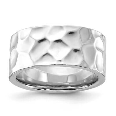 Hammered Ring Sterling Silver Polished SSCMEI17803, MPN: SSCMEI17803,