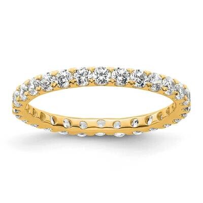 U-Shared Prong 1 Carat Diamond Complete Eternity Band 14k Polished Gold ET0005-100-5Y4, MPN: ET0005…