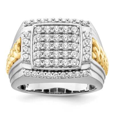 Diamond Men&#39;s Ring 14k Two-Tone Gold RM9263-150-WYAA, MPN: RM9263-150-WYAA, 883957903330