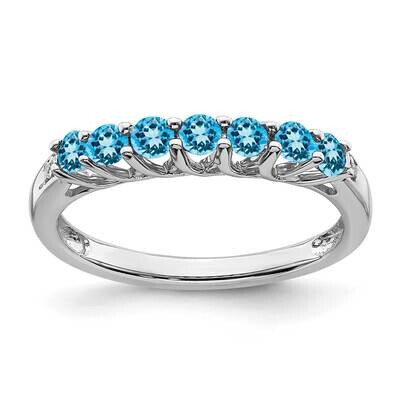 Blue Topaz Diamond Ring Sterling Silver Rhodium-Plated RM7411-BT-001-SSA, MPN: RM7411-BT-001-SSA, 1…