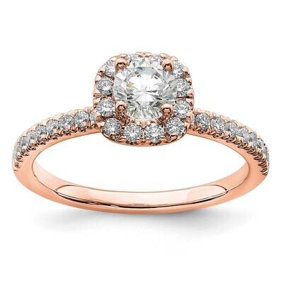 Eternal Promise Diamond Halo Complete Ring 14k Rose Gold RM6633E-035-RAA, MPN: RM6633E-035-RAA, 883…