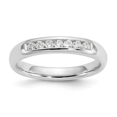 7-Stone Holds 7-1.9mm Round Channel Band Ring Mounting 14k White Gold RM3303B-020-WAA, MPN: RM3303B…