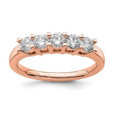 r 5-Stone Diamond Band Ring Mounting 14k Gold RM3174B-075-RAA, MPN: RM3174B-075-RAA,