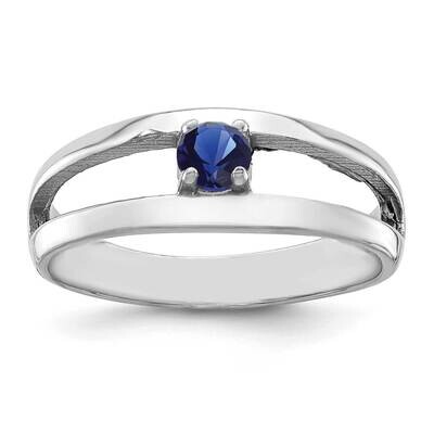 Polished 1-Stone Mothers Ring Mounting 14k White Gold XMR7_1W, MPN: XMR7_1W, 883957448978
