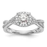 Diamond Complete Halo Engagement Ring 14k White Gold RM2257E-050-WAA, MPN: RM2257E-050-WAA, 8839573…