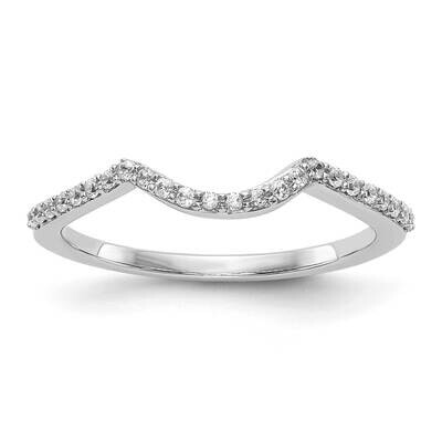 Contoured Wedding Band Ring Mounting 14k White Gold RM2174B-014-CWAA, MPN: RM2174B-014-CWAA,
