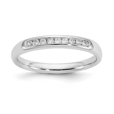 9-Stone Holds 9-1.5mm Round Channel Band Ring Mounting 14k White Gold RM3314B-014-WAA, MPN: RM3314B…