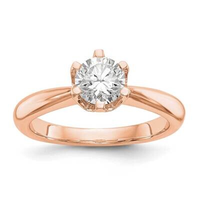 Solitaire Engagement Ring Mounting 14k Rose Gold RM1936E-100-R, MPN: RM1936E-100-R,