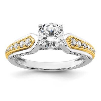 Diamond Semi-Mount Engagement Ring 14k Two-Tone Gold RM9076E-100-WYAA, MPN: RM9076E-100-WYAA,